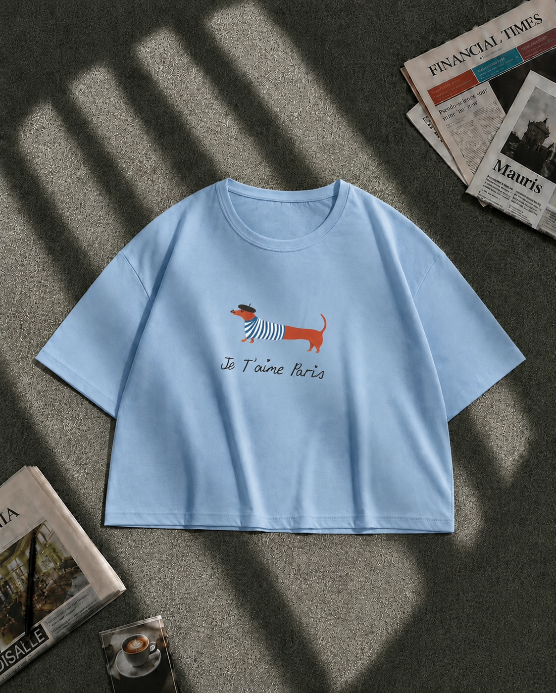 تیشرت باکسی Je T’aime Paris