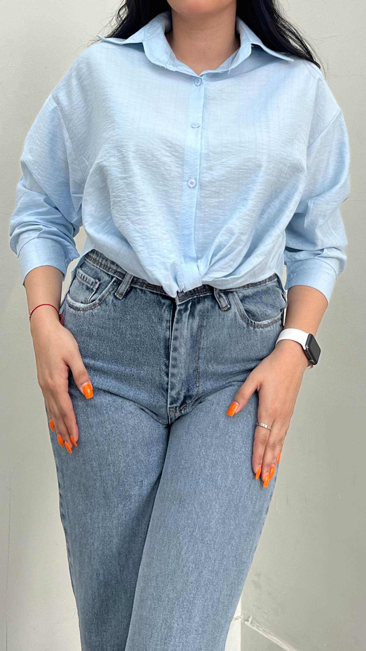 شومیز جلو گره ای