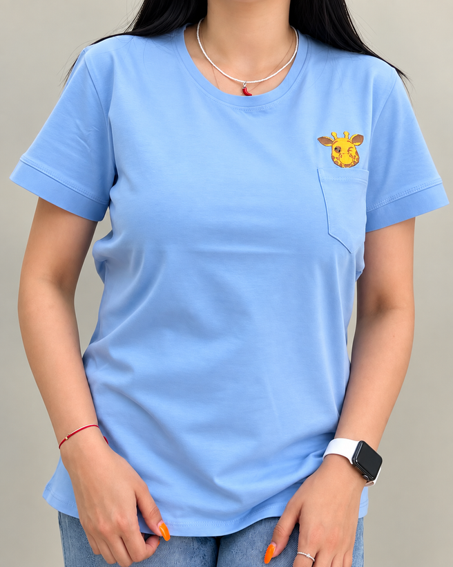 تیشرت طرح زرافه